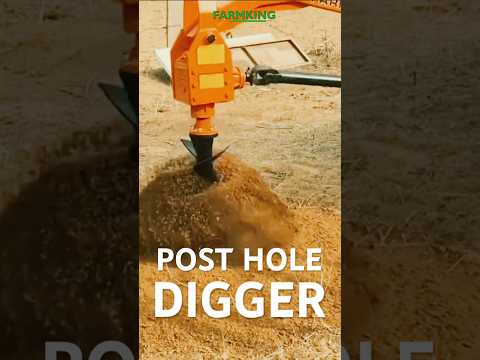 FARMKING Post Hole Digger | Call 98291 95072 #plantation #diggers #farmingequipments #tractors