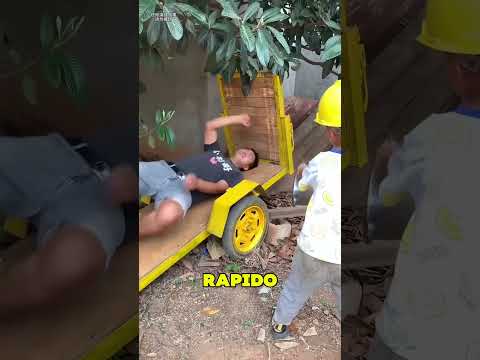 Seu Filho Trouxe a Melhor Escavadeira 😱❤️