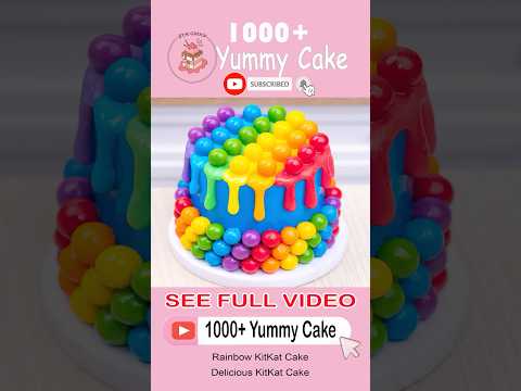 Amazing KitKat Cake Dessert #shorts #trendingshorts #1000yummycake #5tmminiaturecake #viralvideo