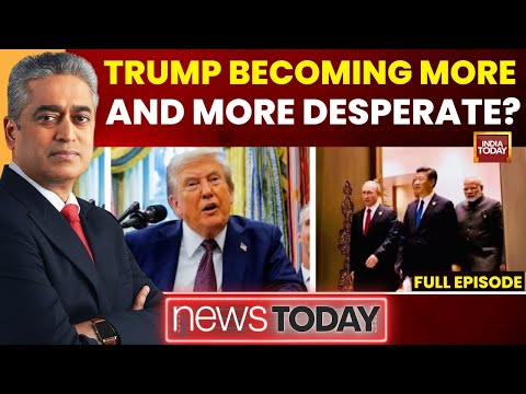 News Today with Rajdeep Sardesai: Trump's BIG Statement on Losing India and Russia to China