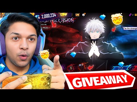 Free Fire Gojo Bundle Giveaway #freefire #freefirelive #live #verticallive