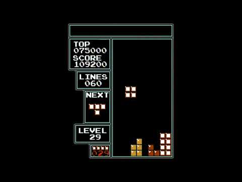 NES Tetris - 109 Lines on Level 29 Start (Personal Best)