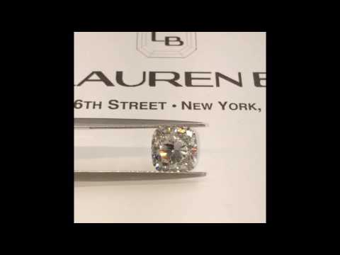 3.10 ct Cushion H color SI2 Clarity