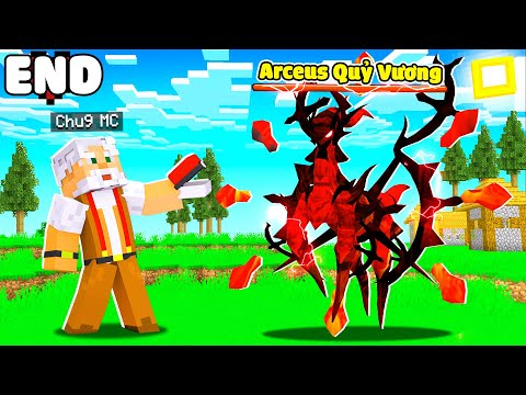 MINECRAFT PIXELMON * TẬP CUỐI | CHÚ 9 TRIỆU HỒI ARCEUS QUỶ VƯƠNG😱SỨC MẠNH CỦA POKEMON MẠNH NHẤT😈!!