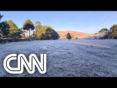Massa de ar polar faz cidades registrarem frio recorde | JORNAL DA CNN