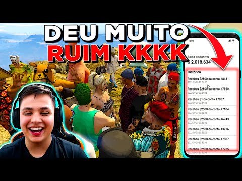 PAULINHO O LOKO ENGANOU A CIDADE INTEIRA no GTA RP 😂 (Modder Clips)