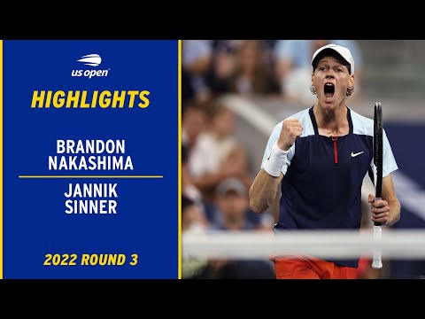 Brandon Nakashima vs. Jannik Sinner Highlights | 2022 US Open Round 3