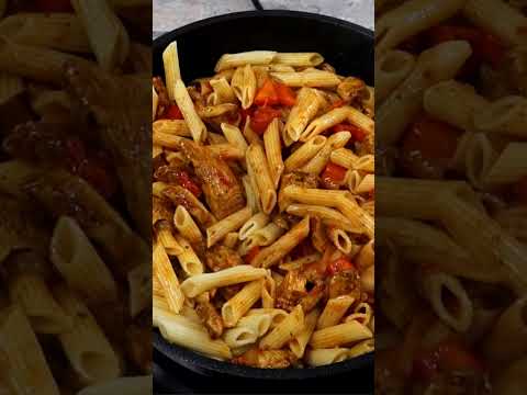 Obłędny makaron z kurczakiem w kilka chwil! #shorts #recipe
