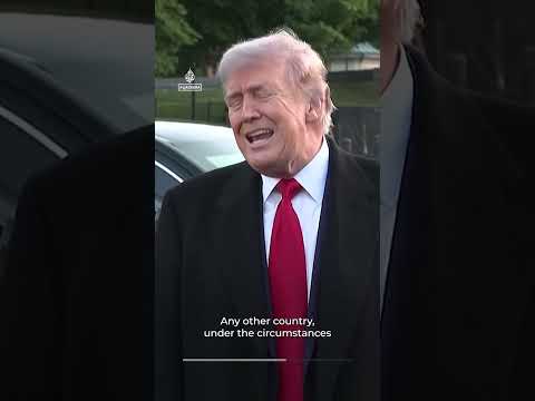 Trump says ceasefire still in effect, but Iran ‘better sign agreement fast’ | AJ #shorts