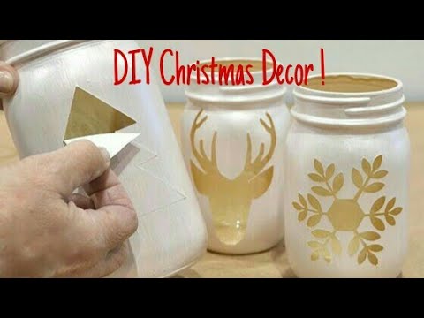 30 Brilliant DIY Mason Jar Christmas Decoration Ideas -Easy craft  Ideas for Christmas Ornaments