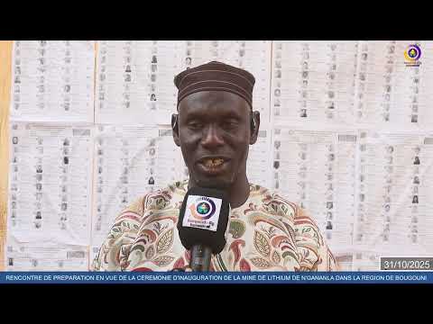 Assimi Goïta attendu à Bougouni  Réunion préparatoire à l’inauguration - mine de lithium N’Gananla