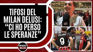 MILAN JUVENTUS 0-0 | TIFOSI ROSSONERI DELUSI DALLA COPPIA DEL MILAN | "Ci ho perso le speranze"