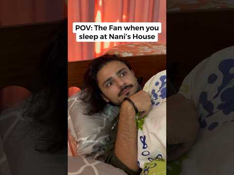 The old fan when you sleep at Nani’s house 😅
