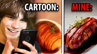 I Tried Making Cartoon Food Real