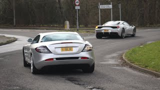 Supercars in Alderley Edge 2026 (SLR, Aventador Ultimae x2, 458 Speciale, Huracan STO, 812 x2…)