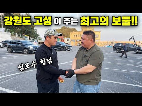 1년에 딱 1번!! 강원도 고성이 주는 최고의 보물 직접 먹어보자!! (with. 임포수 형님)