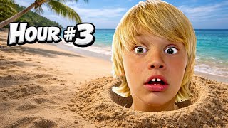 I Survived 11 Hours Buried In Sand For My Birthday! 🎂 