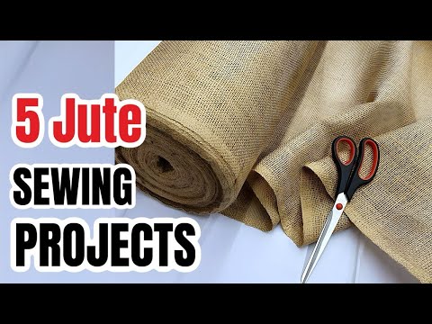 5 Jute Sewing Projects | 5 amazing ideas with jute