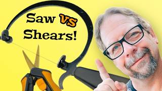 Quick Tip:  Shears vs. Saw