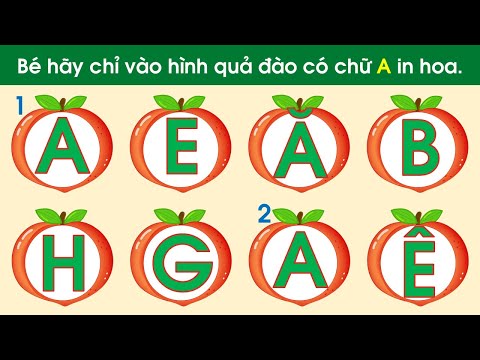 Bé học chữ Aa | bảng chữ cái Tiếng VIệt mới nhất | Bé tập đánh vần Tiếng Việt cùng cô Thanh Nấm.