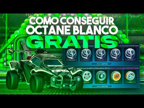QUEMANDO INVENTARIO 🔥 COMO CONSEGUIR EL OCTANE BLANCO GRATIS #7 ROCKET LEAGUE