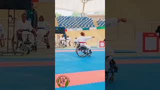 Strength knows no limits. Uchegba Ifeoma shines in K-30 Para Karate! 🥋♿