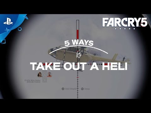 Far Cry 5 - 5 Ways to Take Out a Heli in Far Cry 5 | PS4