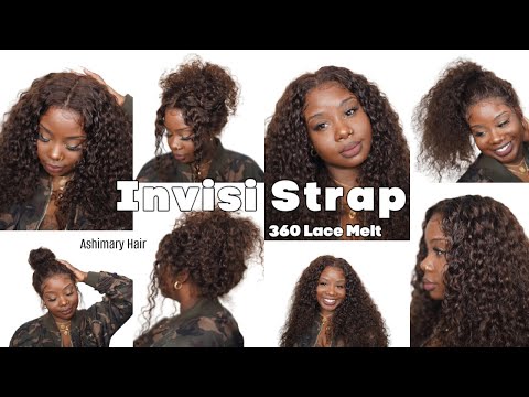 Fall ready 😍Chocolate brown Invisi Strap Snug Fit 360 wig ft. Ashimary Hair