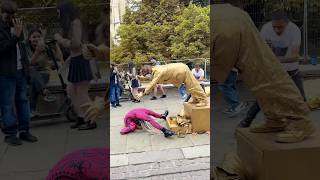 I Can’t BELIEVE Levitating GOLDMAN Did THIS! Michael MYERS Prank FAIL!😱@silvermanstatueofficial