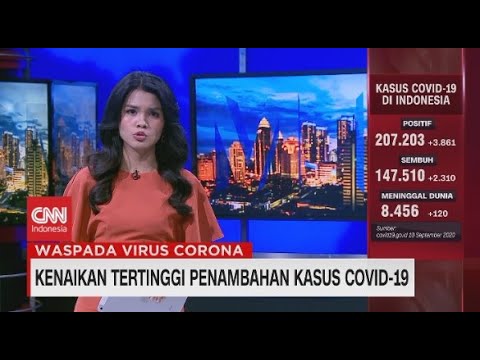 Rekor Baru Positif Corona di Indonesia Tembus 3.861 Kasus