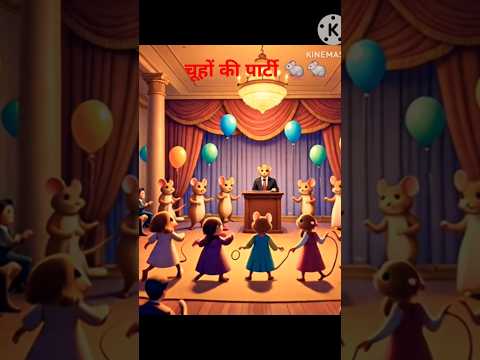 चूहों की पार्टी 🐀🐀 #ytshorts #moralstories #trending #sk kids world