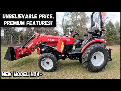 Amazing Price And Features! Solis H24+ Compact Tractor