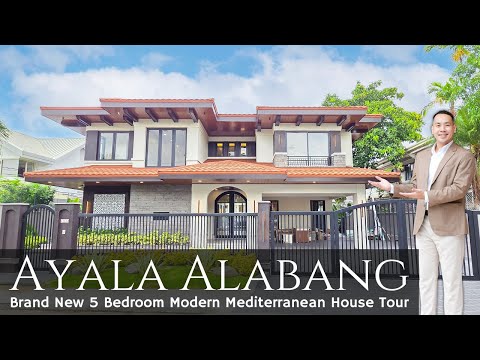 House Tour A62 • "COOL and CALMING COURTYARD Design!" • Ayala Alabang NEW 5BR House & Lot for Sale