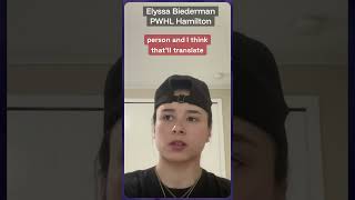 PWHL Hamilton's draft star ELYSSA BIEDERMAN on her role with the team!