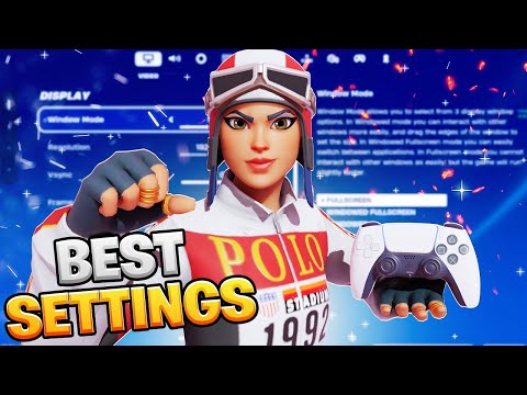 *NEW* Best Controller Settings + Sensitivity For Fortnite Chapter 2! (PS4/PS5/XBOX/PC)