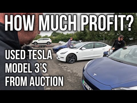 Buying and selling USED Tesla Model 3’s from Auction - how much profit is there?