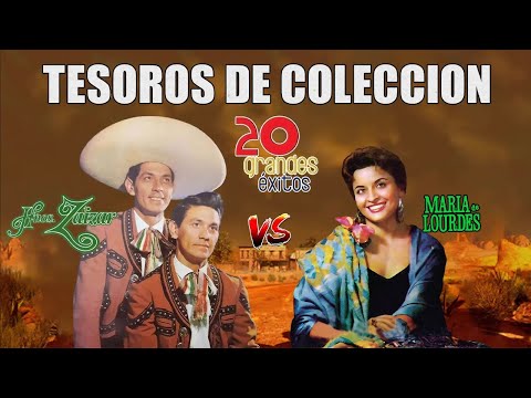 MARIA DE LOURDES ft LOS HERMANOS ZAIZAR - RANCHERAS DE COLECCION DOS GRANDES ENTRE LOS GRANDES