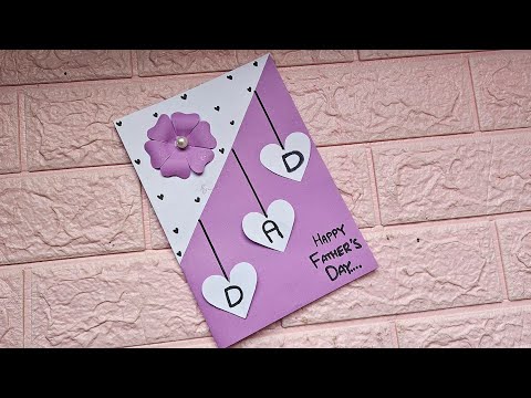 Father's day greeting card easy and beautiful | Father's day gift| Happy fathers day card