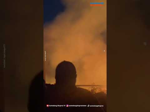 Kebakaran Hebat Melanda Beberapa Rumah di Kota Bandung #viral