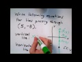 Vertical and Horizontal Lines