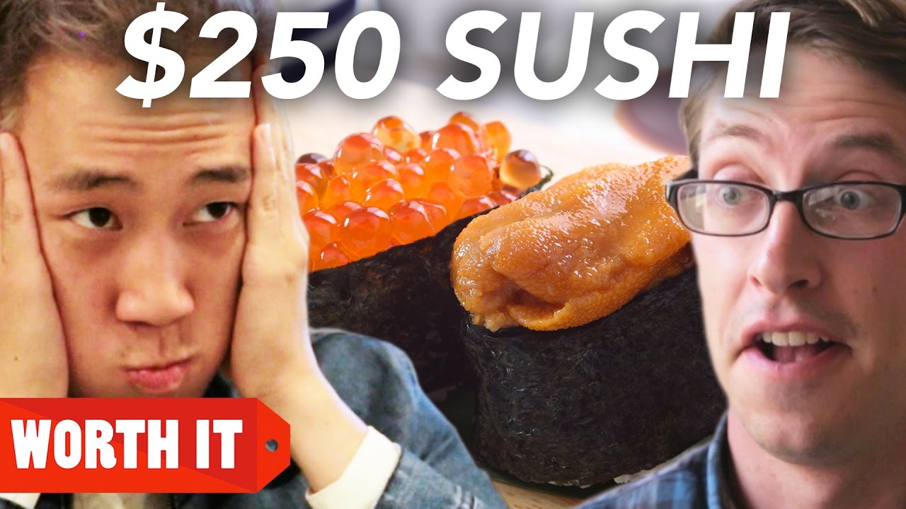 3 Sushi Vs. 250 Sushi