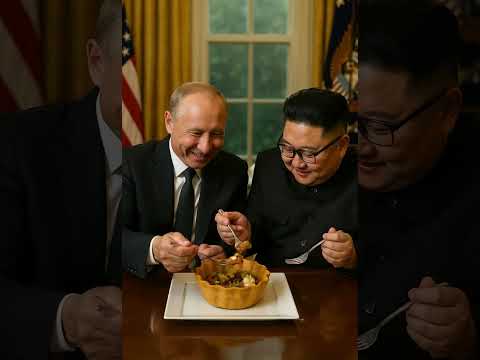 Trump's Taco Bowl Surprise! #trump #putin #kimjongun #funny #memes #funnyshorts#shorts #satire