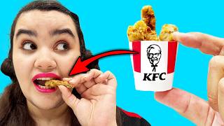 World's Smallest KFC Bucket Challenge 🍟 Miniature Cooking Real Food