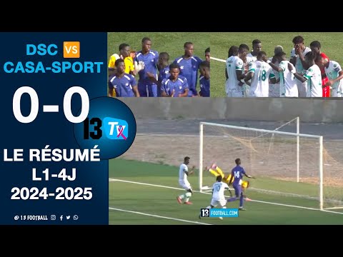 L1/ DSC 🆚️ Casa-Sport : 0-0. Le Casa prend un  point à l'exterieur, DSC cale.