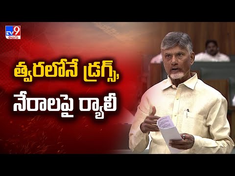 త్వరలోనే డ్రగ్స్, నేరాలపై ర్యాలీ : CM Chandrababu | AP Assembly 2024 - TV9