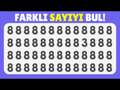 🔍 Gözlerinin Keskinliğini Test Et! 🔥😱 ZOR Fark Bulmacaları | Dikkat ve Zeka Testi