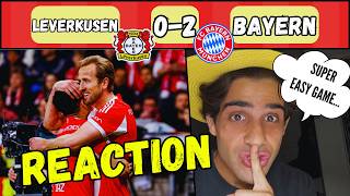 KANE PROVING HE'S A CLUTCH PLAYER | Bayern Munich vs Bayer Leverkusen Reaction