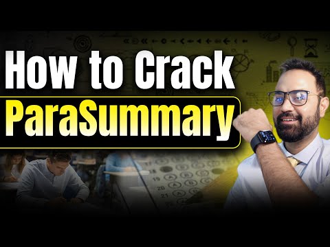 VARC Strategy | How to Solve Para Summary Questions in CAT