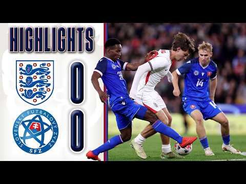 England U21 0-0 Slovakia U21 | Highlights | UEFA U21 EURO Qualifier