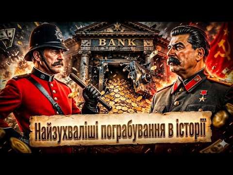 ТОП 3 найгучніших ПОГРАБУВАНЬ в історії! СТАЛІН та банк в Тбілісі